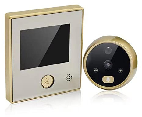 Videocitofono Wifi, Videocamera for campanello visivo Visione notturna IR Citofono Campanello for porte Spioncino video intelligente Sicurezza for gli occhi della porta digitale per la sicurezza domes