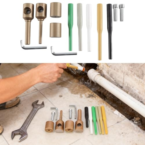 ACOLY Un Set Di Strumenti Per La Riparazione Di Condotte, Strumenti Per La Riparazione Di Sanitari Da 7/11 Mm, Teste in Plastica PPR, Accessori Per Utensili Di Saldatura