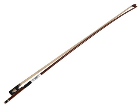 Arco De Violín Arcos de violín de tamaño completo 4 4 con mástil de madera núcleo de fibra de carbono híbrido piel de peranmbuco ligeros y accesorios