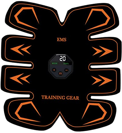 QSTDGVPW Tonificador Muscular, Carga USB con 10 Modos Y 20 Niveles. Dispositivo Portátil para Entrenamiento Abdominal Y de Cadera, Cinturón de tonificación