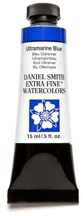 DANIEL SMITH Extra Fine Watercolor 15ml Paint Tube, Ultramarine Blue