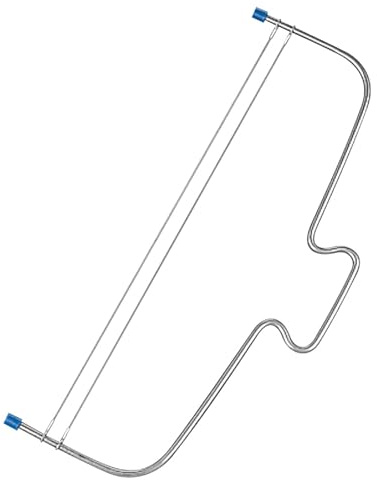 Städter Tortenschneider mit doppeltem Schneidedraht, silber, 32 cm