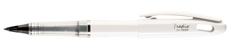 Pentel Tradio filttippad penna lackerad vit kropp/svart bläck