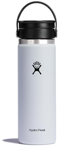 Hydro Flask Wide Mouth Bottle with Flex Sip Lid - Insulated Water Bottle Travel Cup Coffee Mug