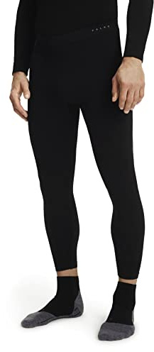 FALKE Herren Baselayer-Hose Maximum Warm Long M Ti Funktionsmaterial schnelltrocknend 1 Stück, Schwarz Black 3000, S