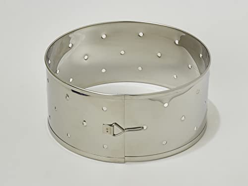 Stampo per formaggi in acciaio inox 18 cm diametro