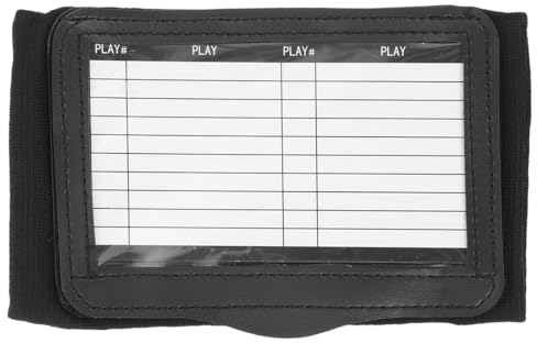 EIHI Football Wristband Playbook, Wrist Coach Football Jugendfußballausrüstung Softball, Fußballspiel Wristbands, Armband Playbook Professionelles Basketball-Coaching, Board für Schilder