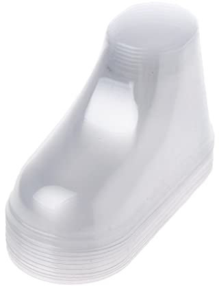 10 piezas de plástico transparente para pies de bebé, escaparate de zapatos, árboles, botines y calcetines de bebé, 8/9/10.5/11/12 cm, suministros transparentes para hacer joyas para adultos