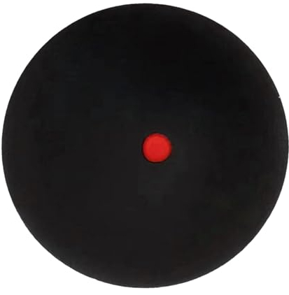 Single Dot Squashbälle - Sport Gummi Squashbälle Weiche Gummi Racquetball Bälle | Single Yellow Dot Squash Ausrüstung, Schlägerbälle, Einfache Bälle Kontrolle für Anfänger und Fortgeschrittene Spieler