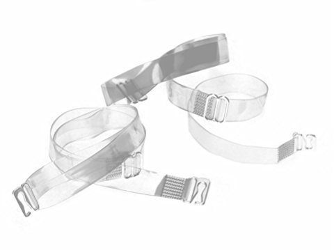 BH Träger transparent Metallverschluss durchsichtig Ersatzträger Silikon