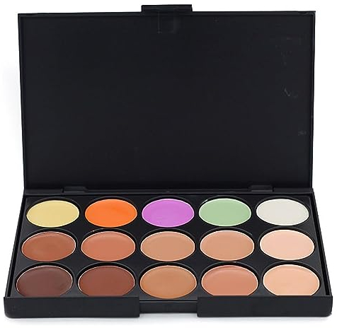 JasCherry 15 Colores Corrector Camuflaje Paleta de Maquillaje Cosmética Crema #3