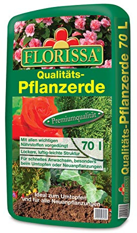 Pflanzenerde 70 Liter Florissa Qualitätsprodukt Garten Baum Pflanzen