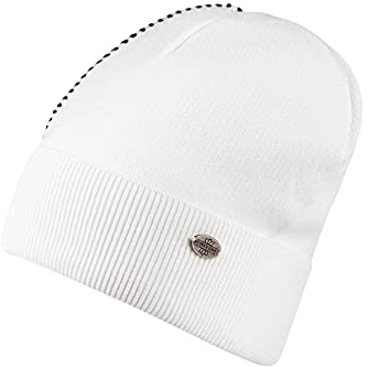Timezone Unisex Flanelly Hat Beanie-Mütze, Off White, OS