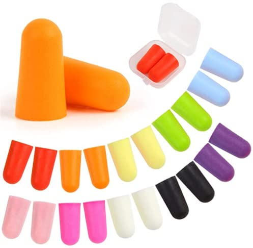 DERAYEE Ohrstöpsel, 10 Paare Ohrstöpsel zum Schlafen, Lärmschutz Ohrstöpsel für Entspannen