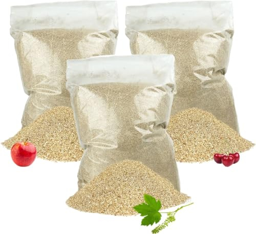 Eurocatch Surtido Virutas para ahumadores - 3 x 4 litros - Manzana - Cereza - Haya - Polilla de Humo - Producto Puro, Libre de Moho para una Seguridad óptima