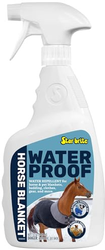 STAR BRITE Waterproof Spray for Horse Blankets - 32 Ounce