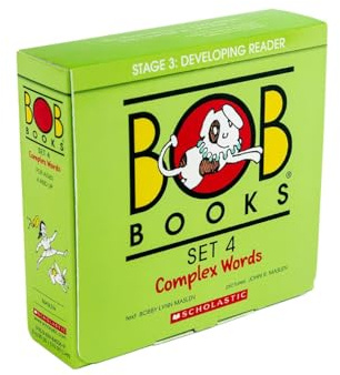 Bob Books - Complex Words Box Set Phonics, Ages 4 and Up, Kindergarten, First Grade (Stage 3: Developing Reader): 04