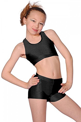 Roch Valley 'LCROP' Top Black Age 9-10 134-140cm (2)