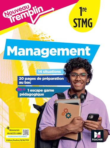 Nouveau Tremplin - Management - 1re STMG - Éd. 2025 - Livre élève