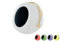 SCHWAIGER 661774 Tragbare Tischleuchte Bluetooth Lautsprecher Akku RGB LED Nachttischlampe Außenlicht Outdoor Gartenlampe Musiklautsprecher Henkel 10W spritzwassergeschützt