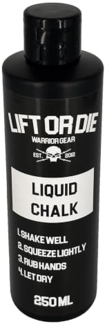 Flytande Magnesium 250 ml | Extra Stark Flytande Krita för Torra Händer och Maximalt Grepp | Perfekt för Styrketräning, Powerlifting, CrossFit, Calisthenics, Klättring och Gymnastik