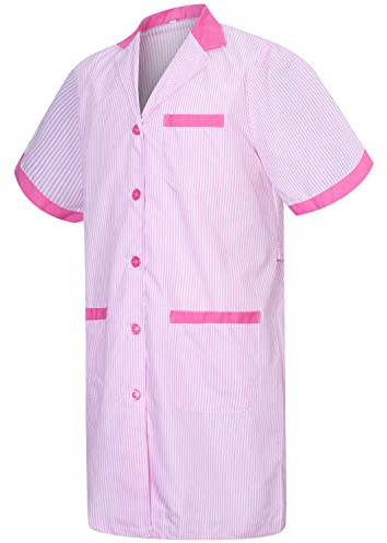 Misemiya - BLOUSE TRAVAIL MONSIEUR COL REVERS MANCHES LONGUES UNIFORME CLINIQUE HÔPITAL NETTOYAGE VÉTÉRINAIRE SANTÉ HÔTELLERIE Ref: 816 - Medium, Fucisa 68