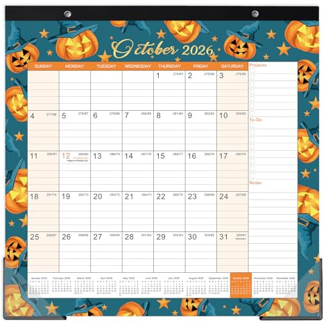 Magnetic Calendar for Refrigerator - Jan. 2027 - Dec. 2028(2 year)
