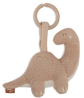 Jollein Babyspielzug Roarsome - Zum Aufhängen - Kinderwagen Spielzeug - Babyschale Spielzeug - Kinderwagen Zubehör - Dinos und Blatt