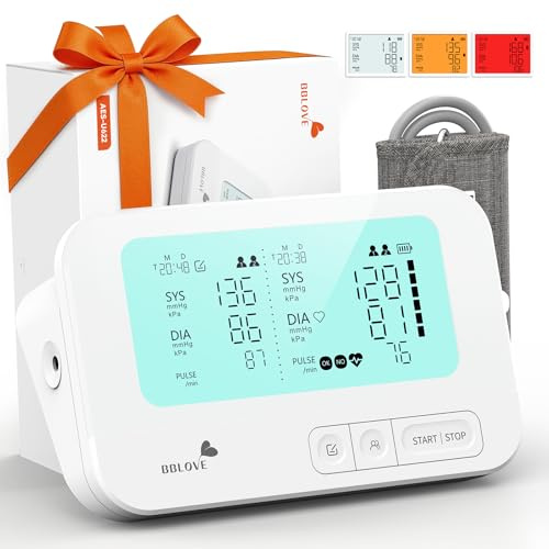 BBLOVE Blood Pressure Monitor, FSA-HSA Eligible, One-Touch Voice Control
