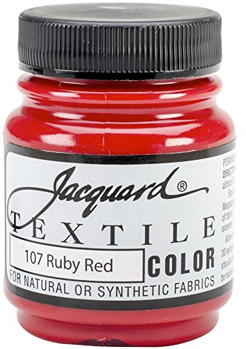 Jacquard Products Ruby Red-Textile Color Paint, Acrylic, Multicolour
