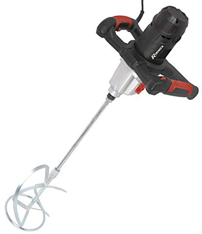 Ribimex PR1600 RIBPREM1601 Miscelatore Elettrico, Potenza 1600 Watt, Rosso, W, 230 V, 40x40x40 cm