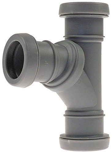 HT de derivación gris DN40 Conector 3 Manguitos regulable 45 – 88 °