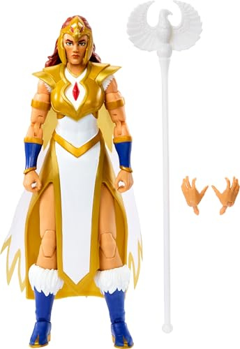 Masters of the Universe: Revolution Masterverse Trollkvinnan Teela-actionfigur, lyxigt samlarobjekt med 30 rörliga leder, kraftfull stav och mjuk cape, MOTU-leksak, HYC45