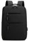 Kommodum - Zaino Porta PC Uomo Donna Borsa Laptop per PC Portatile Zaino Porta Computer Custodia Notebook con ricarica USB Colore Nero