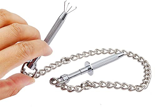 Metal Four-Claw Nipple Clamps Adjustable SM BDSM Nipple Clamps for Women Men, Beginner-Friendly Breast Stimulation Toys for Couples Sensual Teasing & Massage
