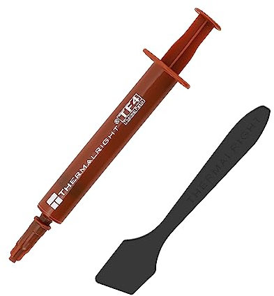 TR TF4 4G Pasta de compuesto térmico para enfriadores de procesador, pasta de calor de alta conductividad 9,5 W/M.K para todos los procesadores (CPU, GPU), no conductor, con una herramienta de