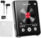 Cetoon 64GB MP3 Player Bluetooth - Portable Digital Music Player with Speaker, 2.4 Full Touch Screen MP3 Player FM Radio Recorder HiFi Sound Wired Earphones Included