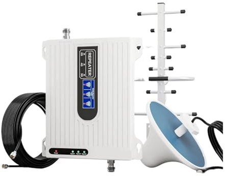 Repeater 2G 3G 4G 900 1800 2100 LTE Mobil Signalförstärkare Förstärkare DCS Lätt Bred Kompatibilitet(Yagi Host Kit)