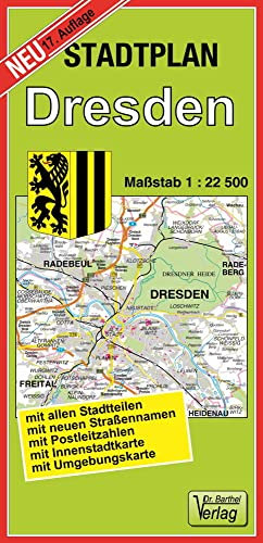 Stadtplan Dresden: Maßstab 1:22500