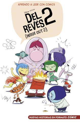 Aprendo a leer con cómics Disney - Del revés 2 (Inside Out 2): Cómic con letra MAYÚSCULA, ideal para primeros lectores. (Aprendo con Disney)