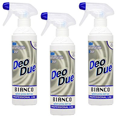 Lot de 3 désodorisants d'ambiance Déo Due blanc, 500 ml.