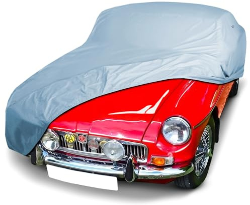 iCarCover Premium Car Cover for 1962-1974 MG MGB Roadster Waterproof All-Weather Rain Snow UV Sun Hail Protector for Automobiles, Automotive Accessories Full Exterior Indoor Outdoor Car Cover