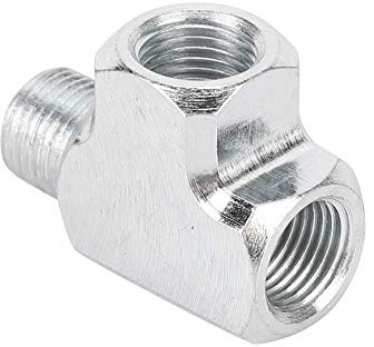 Gorgeri oljetryckssensor olje- och vattensensor tryckmätare och adapter typ T anslutningsrör 1/8 Tee 3 sätt