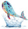Whale Kids Puzzle 50 Pieces Puzzles Jigsaws for Children Age 4 5 6 7 8 9 10 Years, Best gift Jigsaw Puzzles for Kids Age 8-10 Year for Boys & Girls