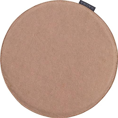 MAGMA AVARO Stuhlkissen/Sitzkissen für Indoor und Outdoor, Öko-Tex Siegel, waschbar bis 30°C, 1 Stück, 35x35cm, Altrose