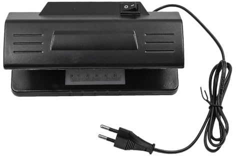 POFET Falschgeld-Detektor, Banknotenprüfer, Echtheits-Ultraviolett-Erkennungsprüfung, 4 W, superhelle Ultraviolett-Lichtröhre, UV-Funktion, fluoreszierender Markierungs-Tracer-Reflektor