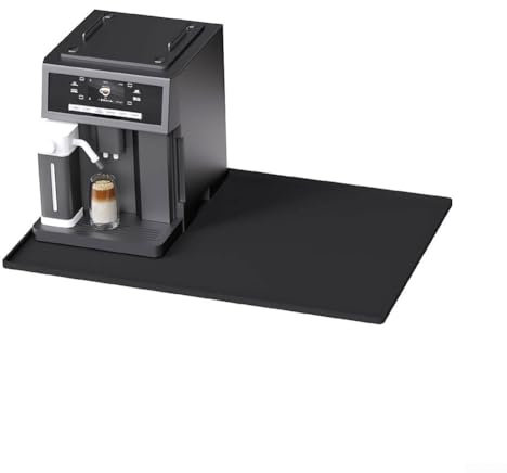 Zilimontt Sofisticato tappetino antigoccia in silicone per mantenere la cucina senza macchia, tappetino scolapiatti super assorbente, tappetino scolapiatti per cucina (nero, 500 g)