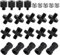 24pcs Mic Stand Adapter, 6 Types Sturdy Mic Thread Adapter Set Camera Stand Adapter Accessories Mic Screw Adapter Parts for Microphones Tripods Cameras Stands