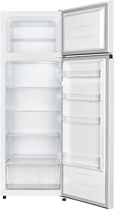 EDESA Frigorífico EFT-1612 WH 2 Puertas Estático Facil Instalación Tamaño 1,43 Metros Gran Capacidad 204 Litros Iluminación Interior Color Blanco