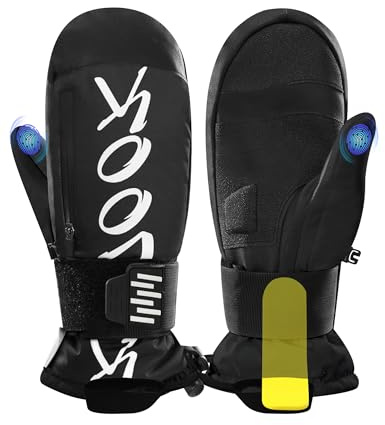 KUTOOK Ski Gloves Snowboard Gloves Thermal for Men Women